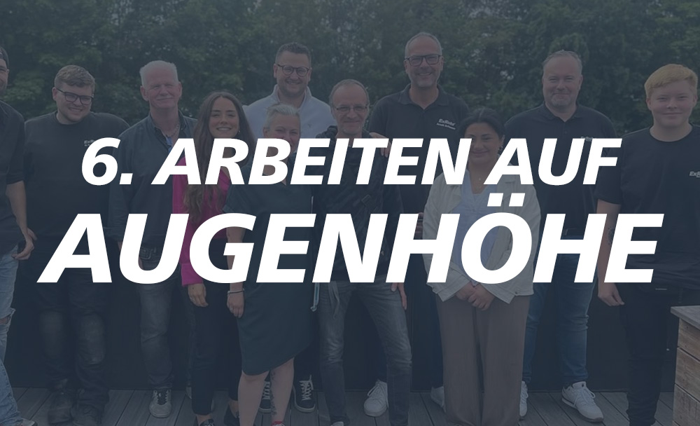 Arbeiten auf Augenhöhe
