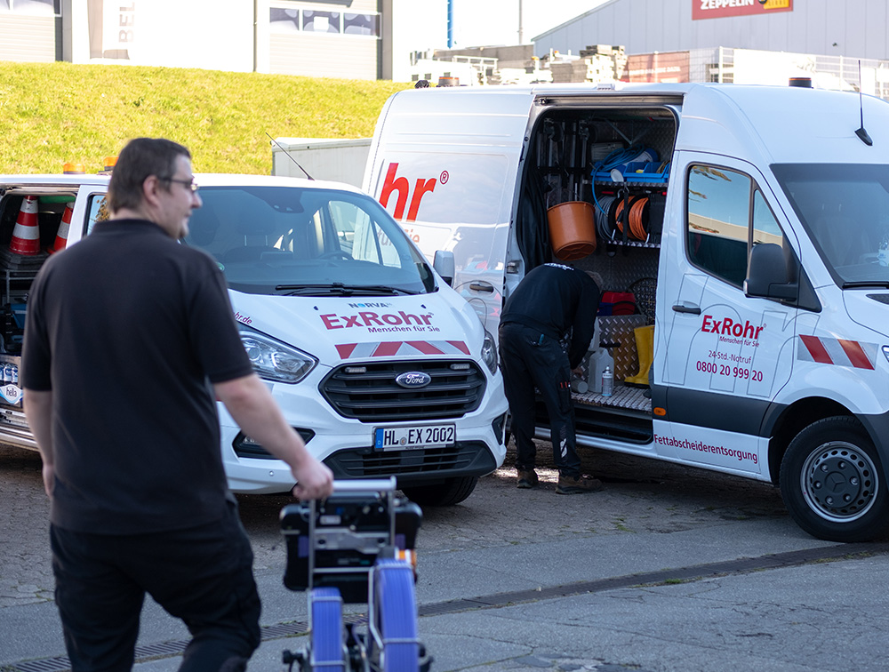 ExRohr bei einer Kanalsanierung